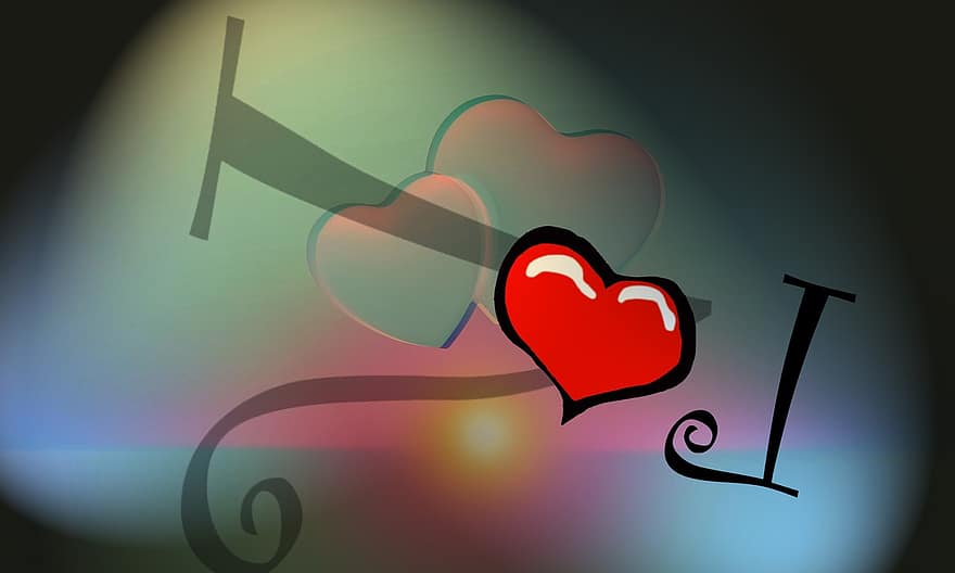 любить, сердце, Herzchen, романтик, форма сердца, люблю сердце, везение, счастливый