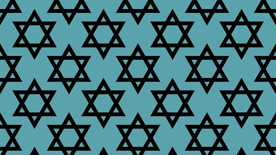 Digital Paper, Star Of David, Pattern, Background, Magen David, Jewish, Judaism, Jewish Symbols, Star, Blue, Bar Mitzvah