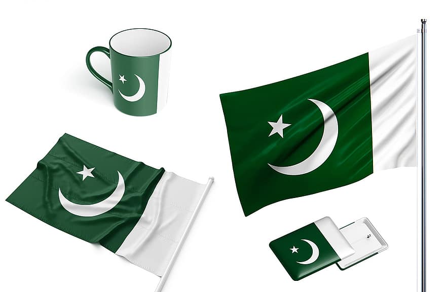 Pakistan, vlag van Pakistan, Onafhankelijkheidsdag Pakistan