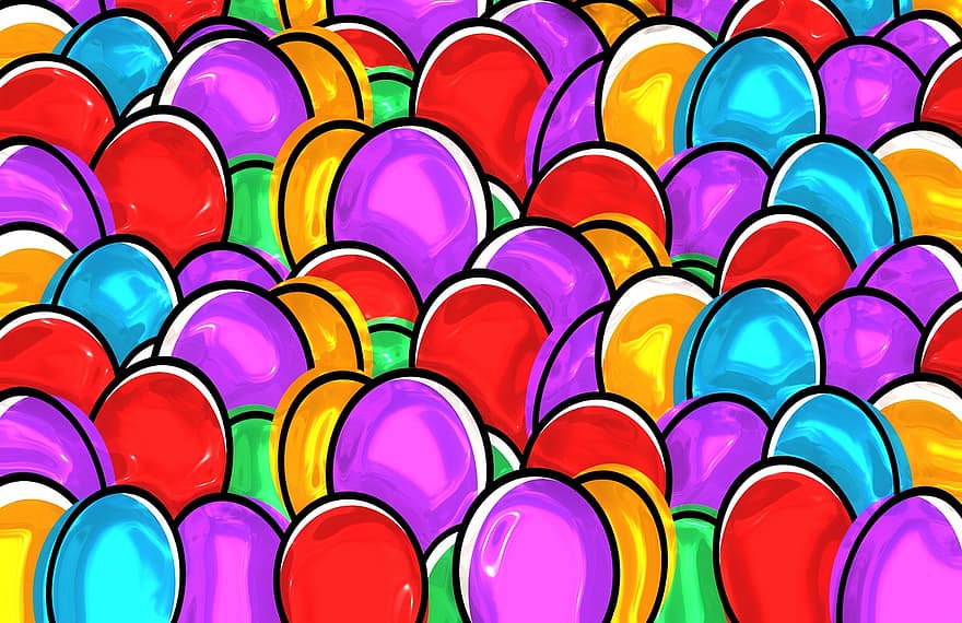 Paskalya yumurtaları, Paskalya, boya, boyama, Yumurta, Sanat, renk