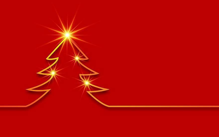 Vánoce, vánoční strom, Pozadí, pozadí, Červené, bílý, veselé Vánoce, prázdniny, elegantní, Dovolená, design