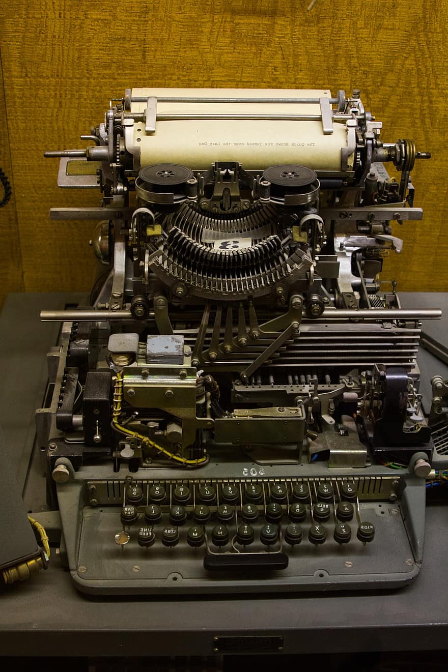 Teleprinter, Teletypewriter, Teletype, Tty, Old, Communications, Phone, Printer, Communication, Call, Vintage