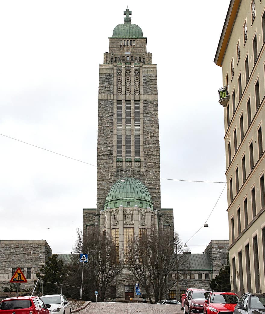Kirche, Helsinki, Finnland, die Architektur, bedeckt, Stadt, Gebäude, religiös, Religion, berühmter Platz, Gebäudehülle
