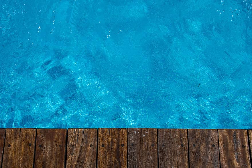 Wood, Pier, Pool, Water, Summer, Holiday, Leisure, Fun, Relax, Brown