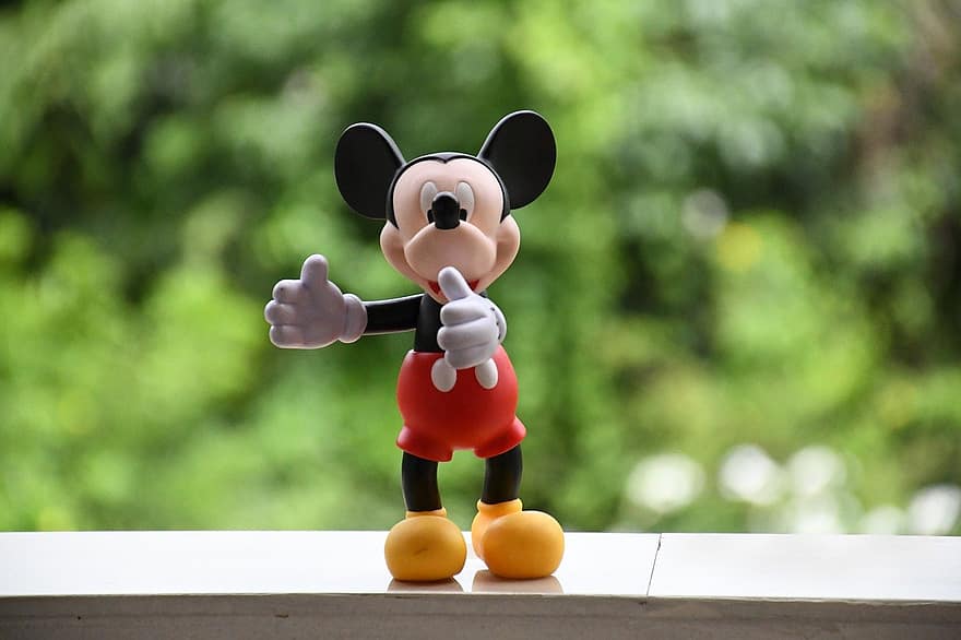 Mickey Mouse, brinquedo, Disney, fofa, doce, figuras, feliz, rindo, brinquedos, Diversão, Toque
