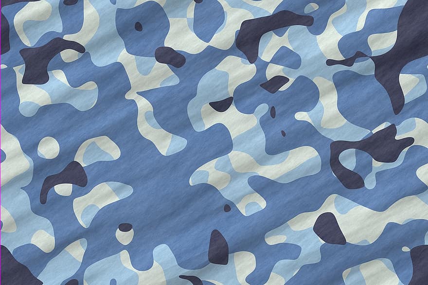 Tarn, Blue, Pattern, Camouflage, Urban, Texture, Flecktarn, Bundeswehr, Military