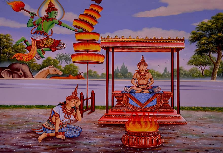 просвещение, Буда, Тайланд, спокойствие, обичам, религия, статуя, будизъм, медитация, азиатски, храм