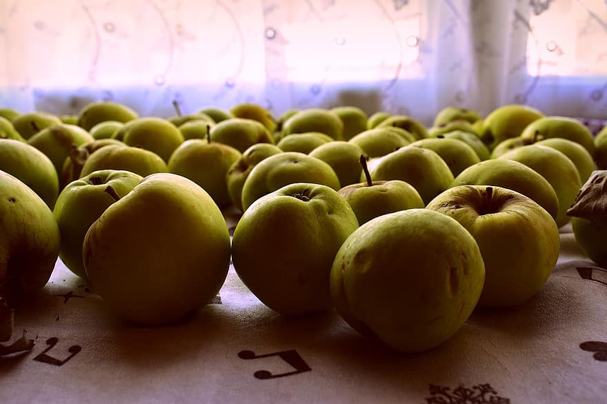 frukt, epler, innhøsting, mat, sunn, organisk