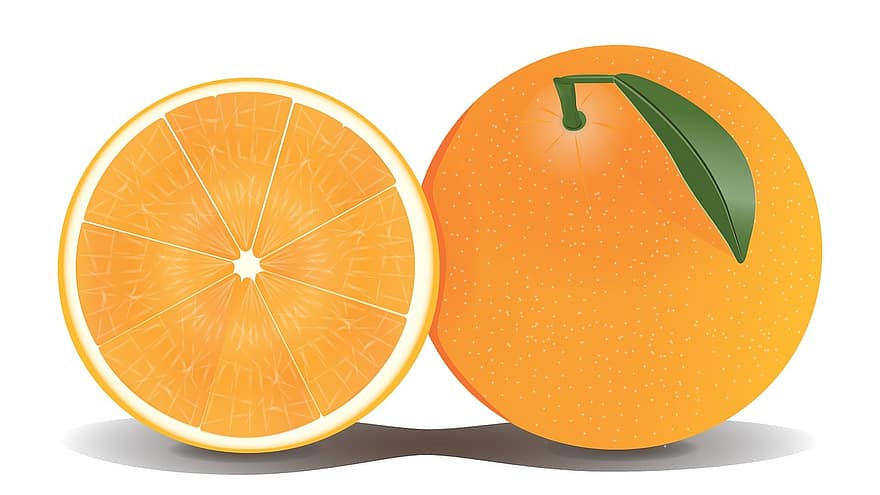 Orange, Obst, Zitrusfrüchte, saftig, Vitamin