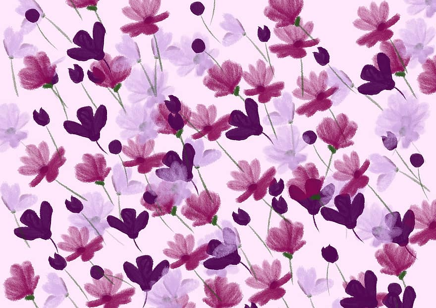 Pink Flowers, Floral, Pink, Flower, Love, Nature, Blossom, Valentine, Bouquet, Bloom, Romantic