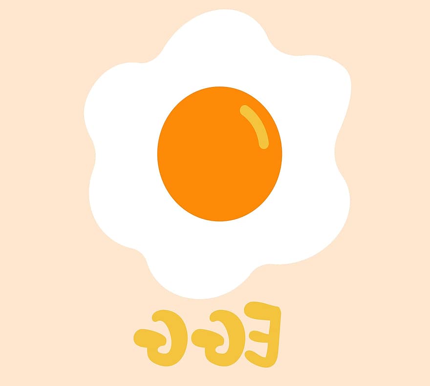 Egg, Eating, Chicken, Omelette, Food, White, Cooking, Yellow, Lunch, Fried