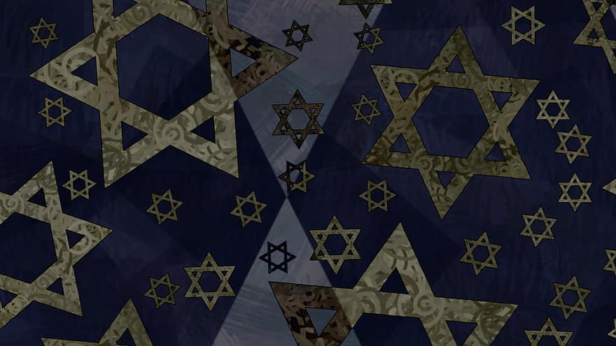 digitaalinen paperi, Davidin tähti, kuvio, magen david, juutalainen, juutalaisuus, Juutalaisten symbolit, tähti, uskonto, Bar Mitzvah, design