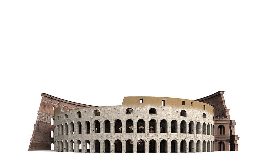 Róma, Kolosszeum, küzdőtér, építészet, épület, templom, látnivalók, történelmileg, turisztikai attrakció