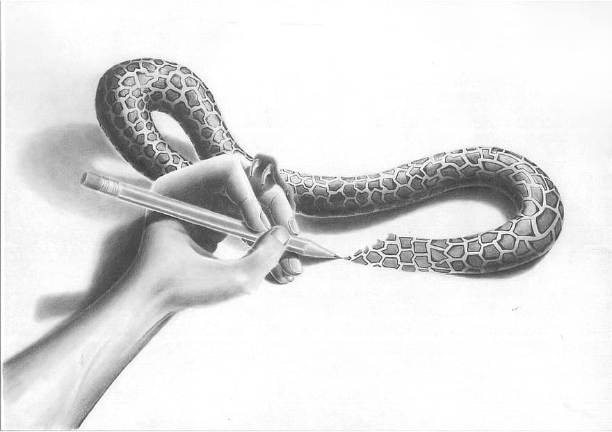 змія, мистецтво