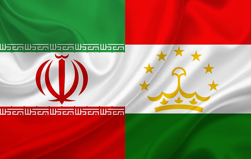 флаг, Иран, Таджикистан, Афганистан, Индия, осетинци-алани, Пакистан