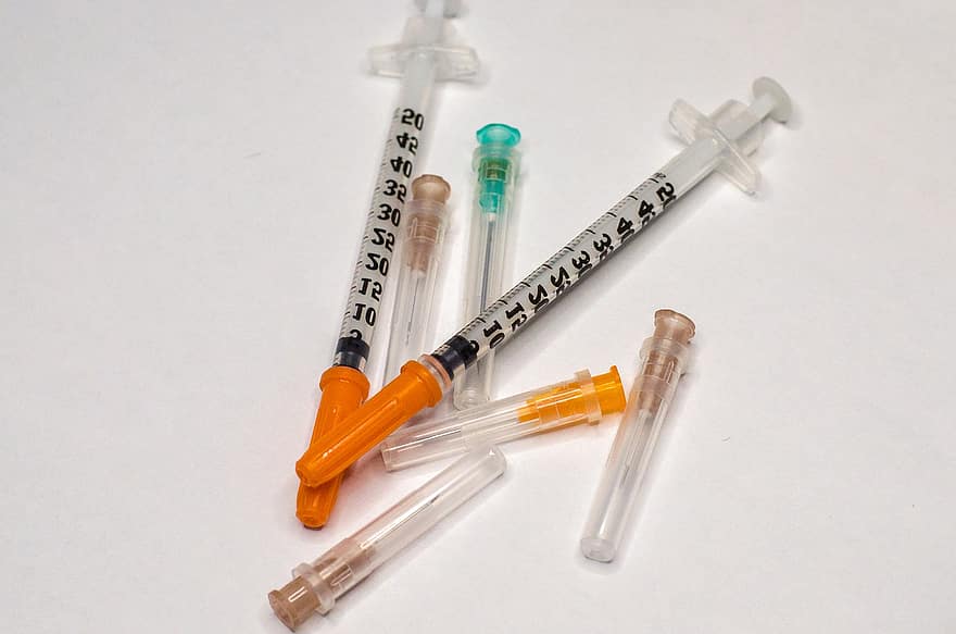 Syringes, Drugs, Drug Abuse, syringe, medicine, healthcare and medicine, vaccination, science, injecting, equipment, laboratory