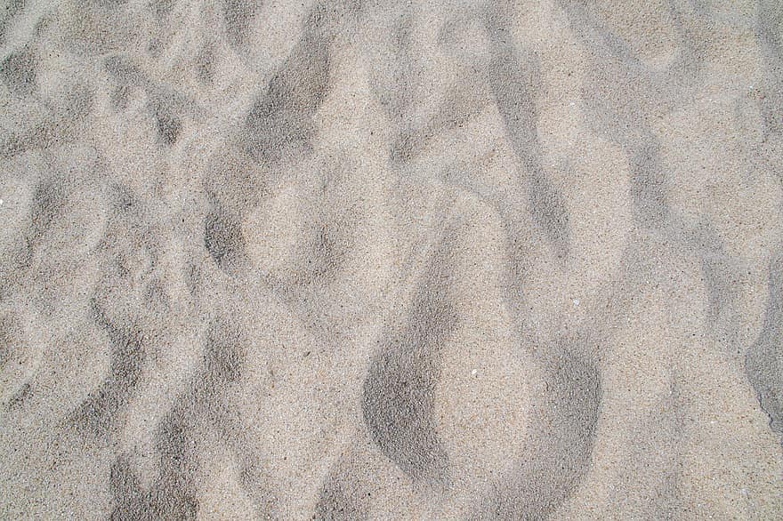 sand, tekstur, bakgrunn, Strand