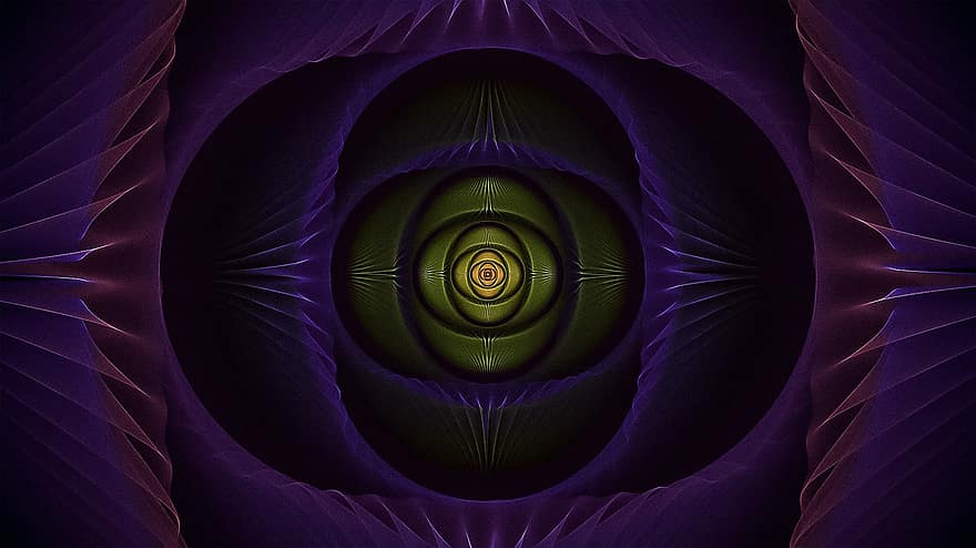 fractal, màu xanh da trời, con mắt, tưởng tượng, 3d, thôi miên, Đầy màu sắc, nghệ thuật fractal, Nghệ thuật Lilac, Lilac Fantasy, Mắt hoa cà
