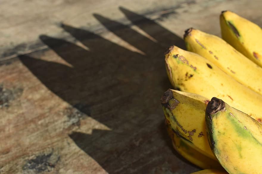 바나나, 과일, 식품, 신선한, 건강한, 익은, 본질적인, 단, 생기게 하다, 수확