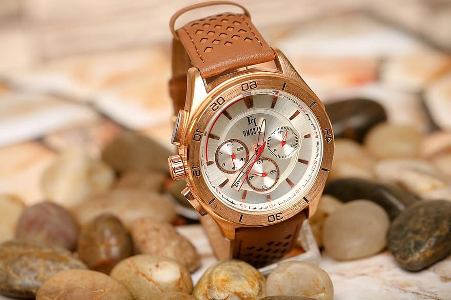 montre-bracelet, regarder, temps, heures, minutes, montre, accessoire, mode, designer