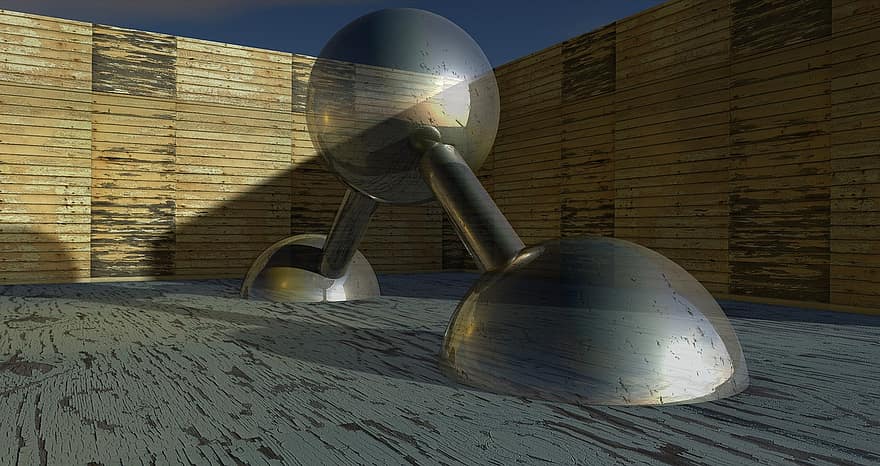 Balls, Model, Glass, Transparent, Stage, Boards, Texture, Wood, Light, Stage Design, Acting