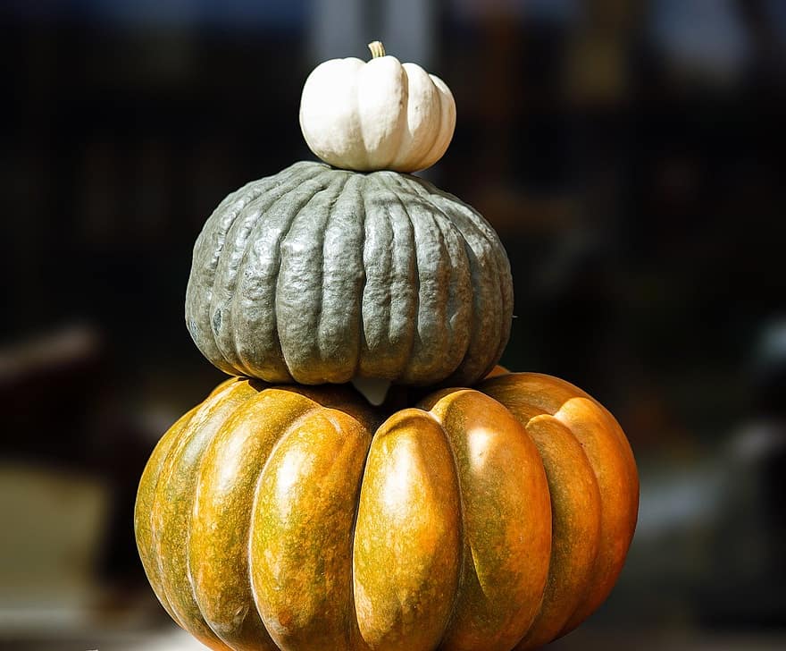 かぼちゃ、野菜、収穫、ハロウィン、秋、10月、ひょうたん、フード、押しつぶす、鮮度、自然