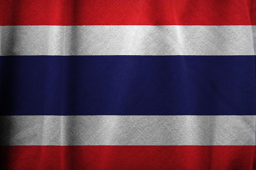 Thaimaa, lippu, maa, kansakunta, symboli, kansallinen, isänmaallisuus, isänmaallinen