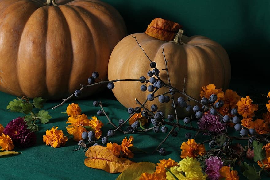 zucche, decorazioni autunnali, Halloween
