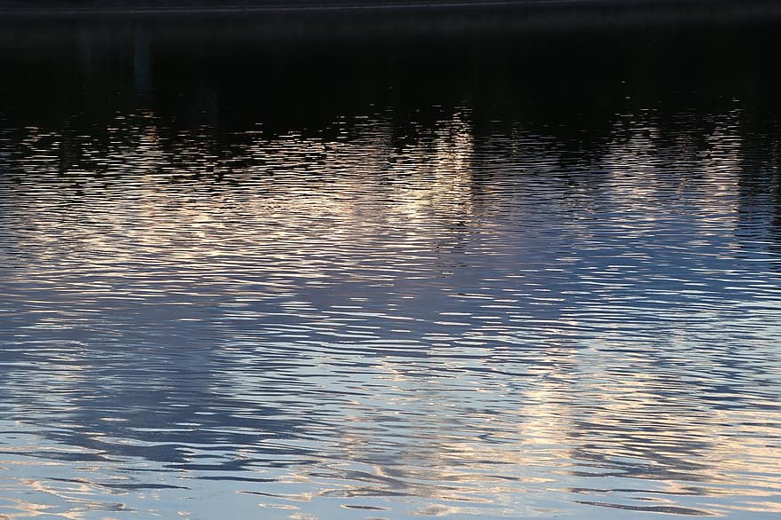 fons de pantalla de la natura, aigua, reflexió, riu, flux, danub, posta de sol, blau, fons, resum, onada