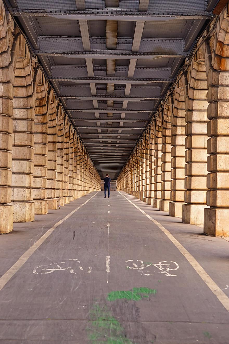 Pont de Bercy, Paris, Fransa, kemer köprüsü