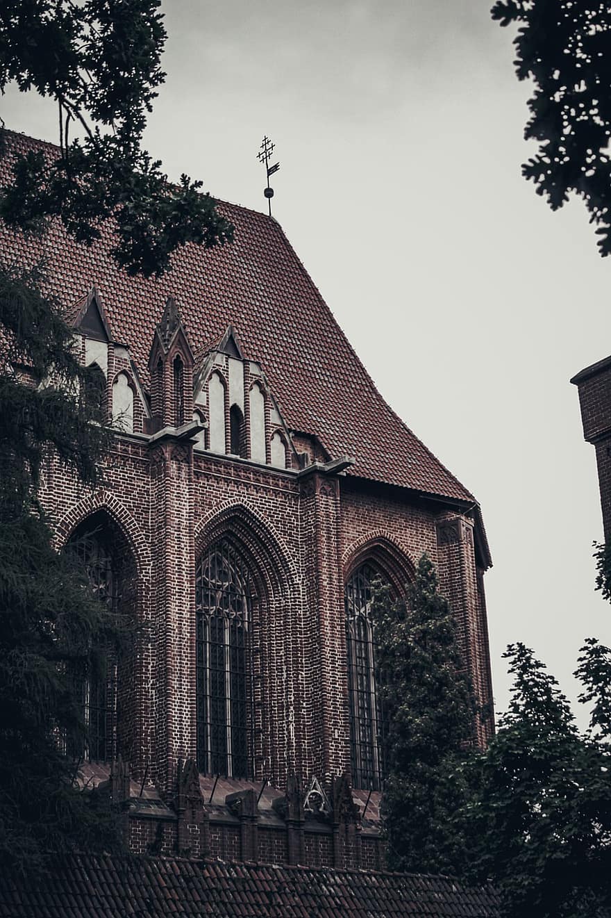 hrad marienburg, gotická architektura, Sasko, hrad