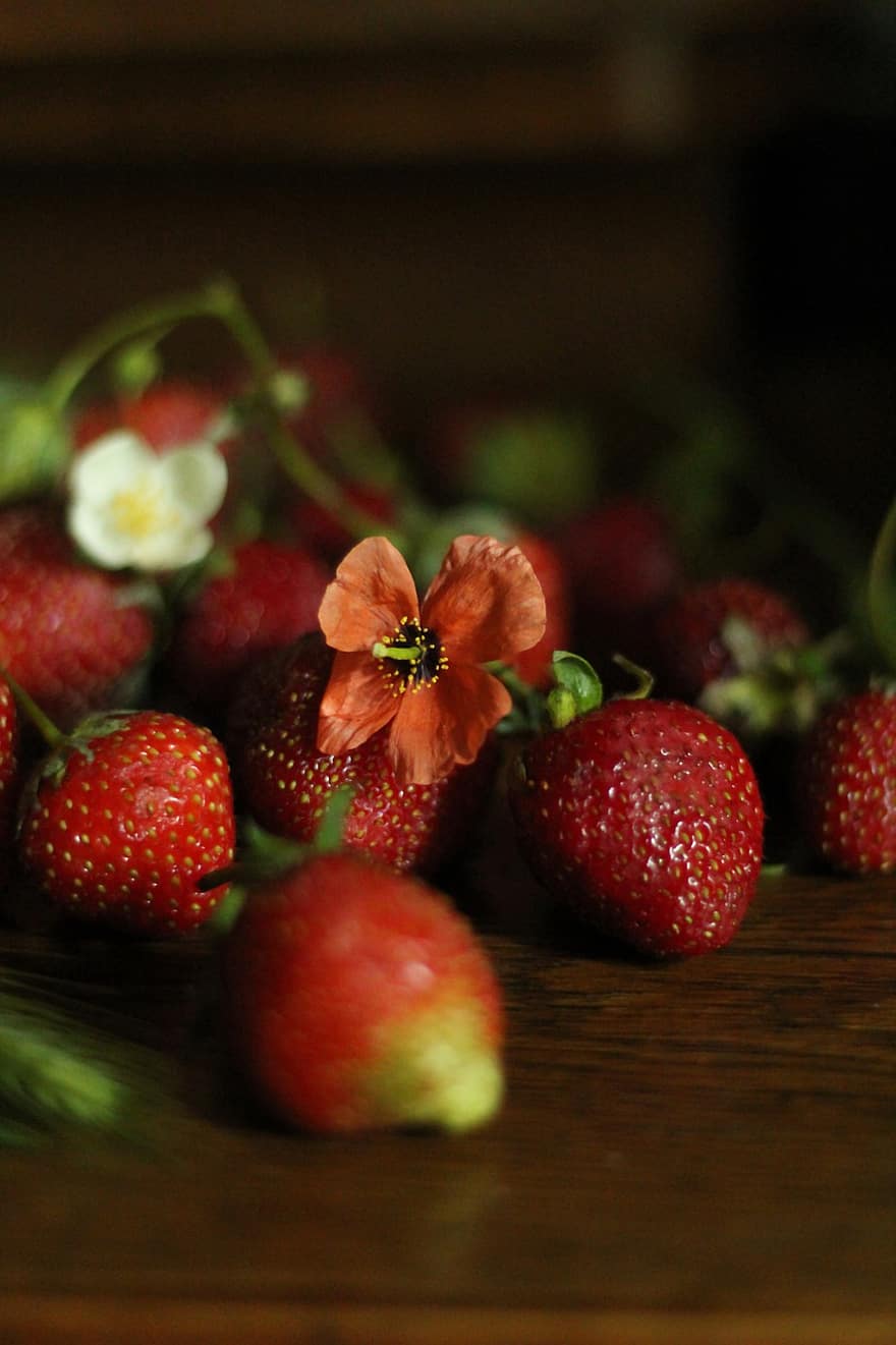 Strawberry, Fruits, Food, Ripe, Berries, Fresh, Healthy, Nutrition, Vitamins, Organic, Nature