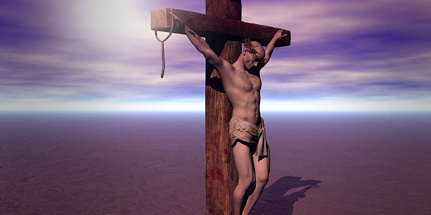 イエス、クロス、はりつけ、信仰、イエス・キリスト、キリスト、図、十字架、木製の十字架、クリスティ、キリスト教