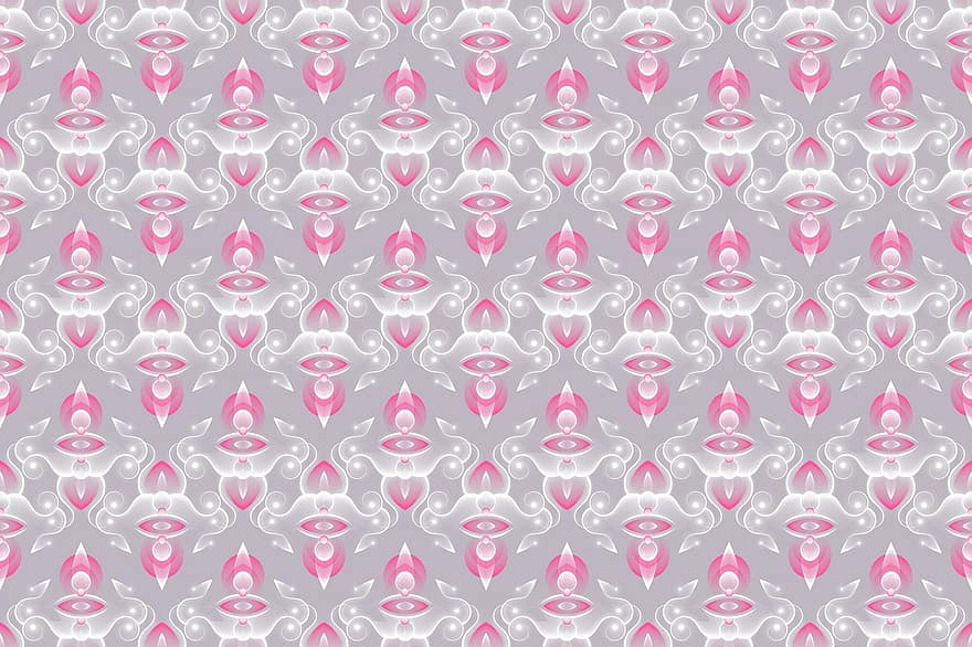 sømløse mønster, baggrund, dekorative, grå, lyserød, design, mønster, sømløs, lyserød baggrund, Pink Design