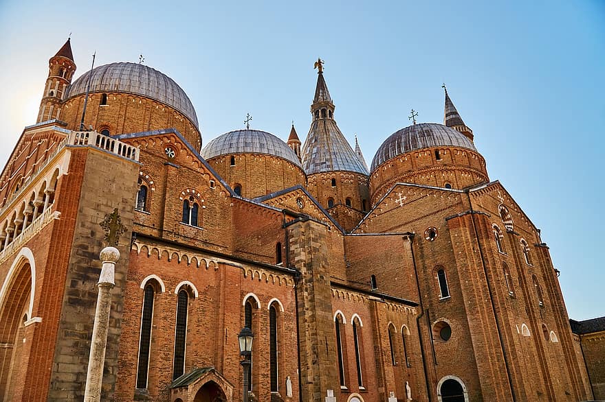 katedra, Padua, Italija, veneto, Antano bazilika, bažnyčia, bazilika, istorinis, pastatas, architektūra, katalikų
