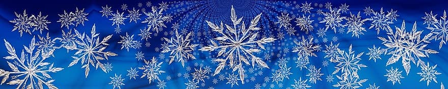 Karácsony, csillag, hópehely, transzparens, fejléc, karácsonyfa, háttér, szerkezet, kék, fekete, motívum