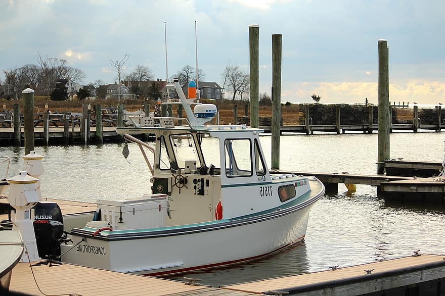 Boat, Pier, Dock, Port, Shoreline, Water, Fishing, Coastline, Shore, Guilford, Connecticut