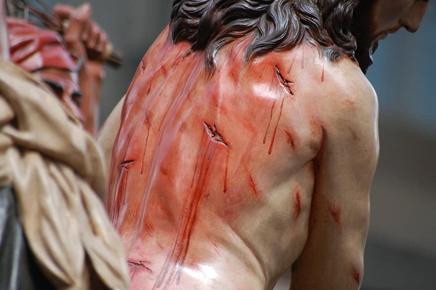 Ісуса, крові, процесій, Великдень, процесія, арешт, покаяння, скульптура