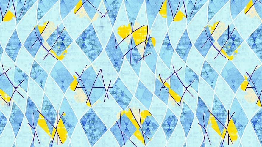 azul, losango, xadrez, Rombóide, diamante, papel de parede, padronizar, fundo, textura, desatado, padrão sem emenda