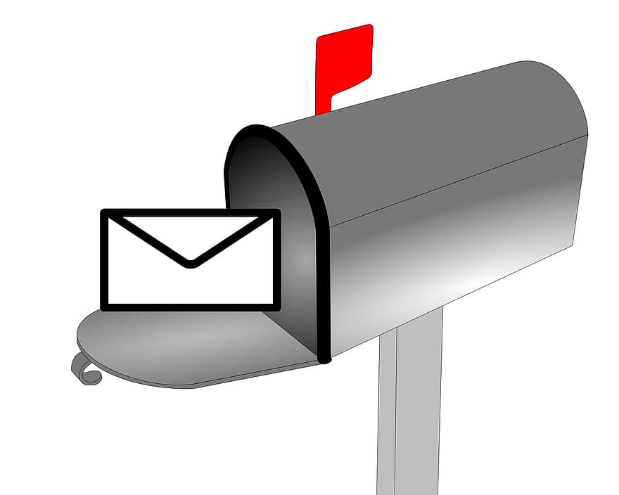 nyhedsbrev, postkasse, brev, post, nyheder, web