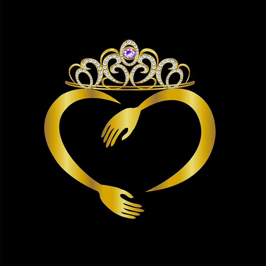 korona, ręce, królowa, projekt, Struktura, historyczny, Indie, perski