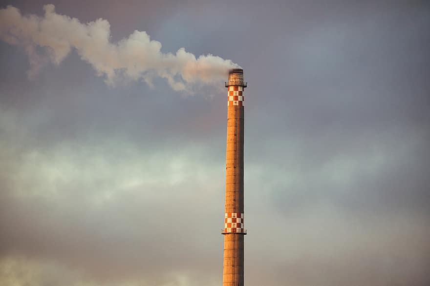 klima forandring, fabrik, industri, forurening, skorsten, miljø, røg, fysisk struktur, brændstof og elproduktion, dampe, damp
