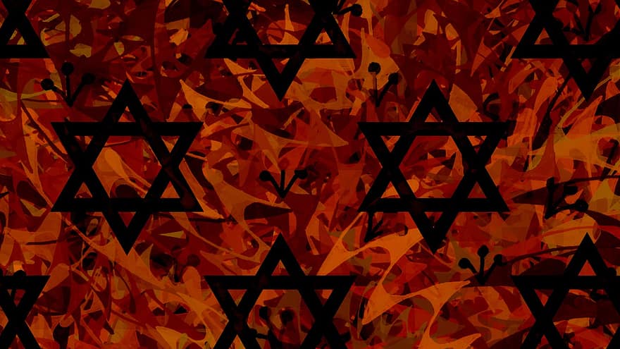 Davidova hvězda, vzor, Pozadí, židovský, magen david, judaismus, náboženství, duchovno, Yom Hazikaron, holocaust, dramatický