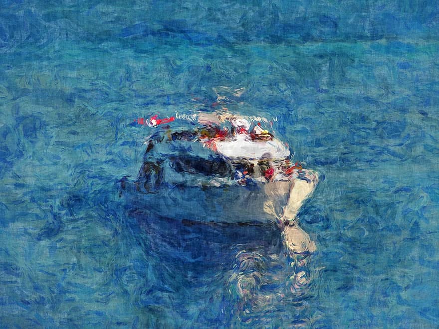 Ship, Yacht, Sea, Cruise, Painting, Watercolor, Civil, Water, Nautical, Drawing, Travel