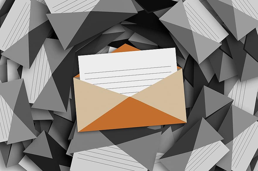 envelope, a, enviar, o email, postar, personagens, Internet, comunicação, digital, computador