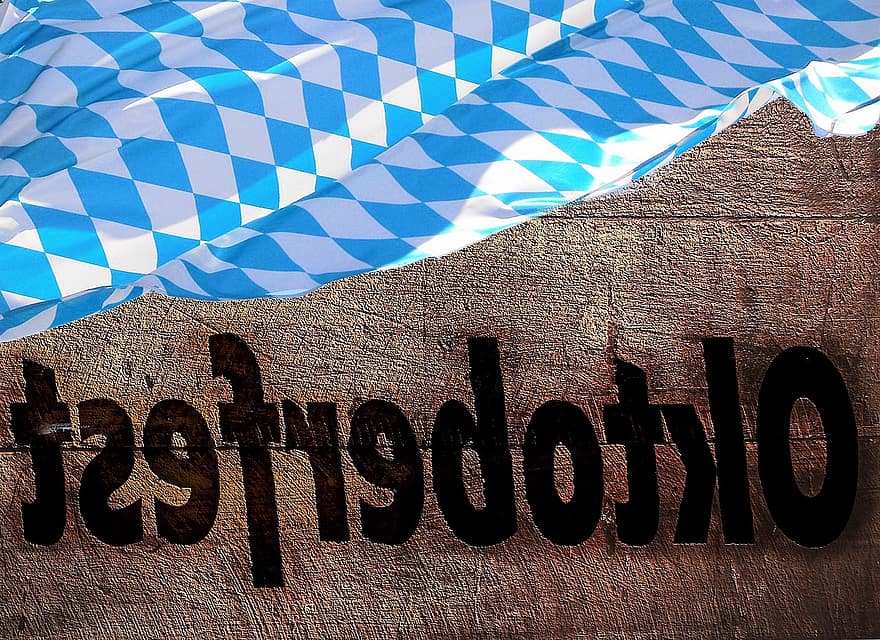 Wood, Oktoberfest, Flag, Bavaria, Decoration, Gastronomy, Boards, Bavarian, Wall, Checkered, Background