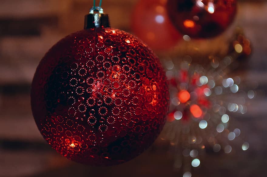 飾り物、クリスマスボール、クリスマス、クリスマスの飾り、12月、装飾、デコレーション、ライト、サンタクロース、休日、雪