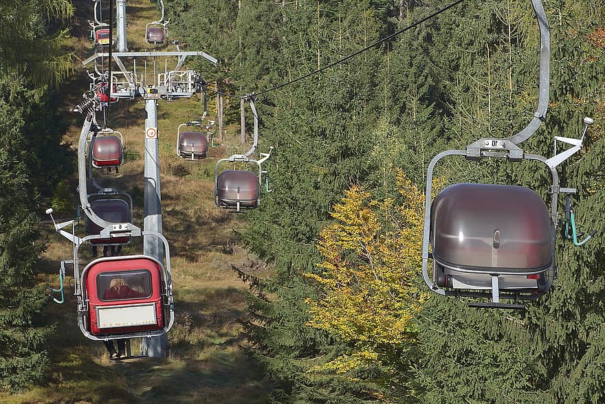 Chairlift, Cabin, Cable Car, Rope, Hanger, Wire Rope, Ski Lift, Lift, transportation, car, mode of transport