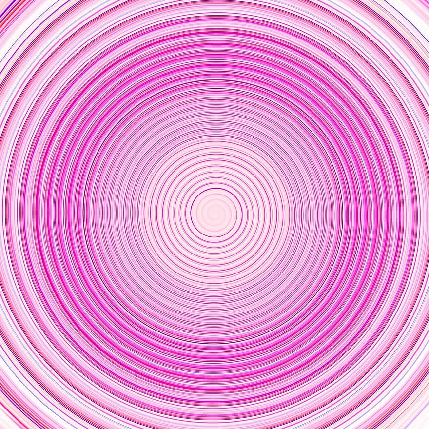 cercle, spirale, rouge, niveau, centre, la diffusion