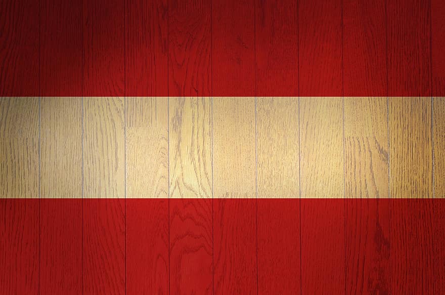Austria, kraj, flaga, tło, drewniany, drewno, patriota, naród, patriotyzm, grunge, wzór